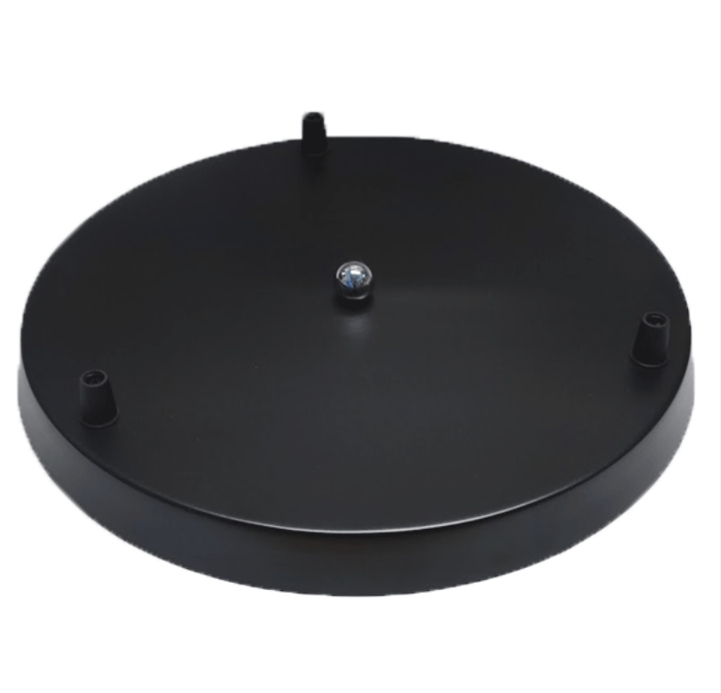 Grote ronde plafondkap 30cm 3 uitgangen