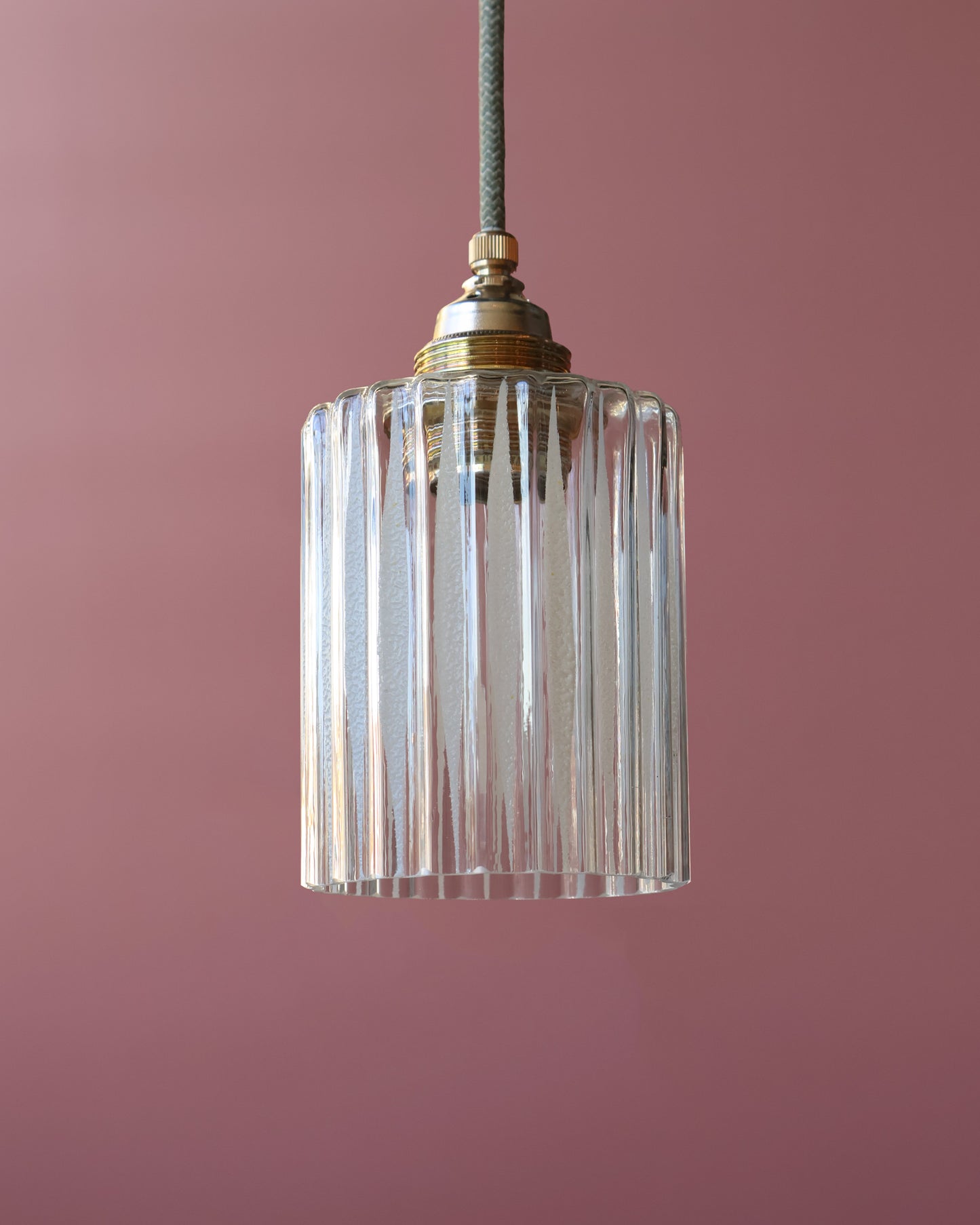 transparant vintage lampje van helder glas