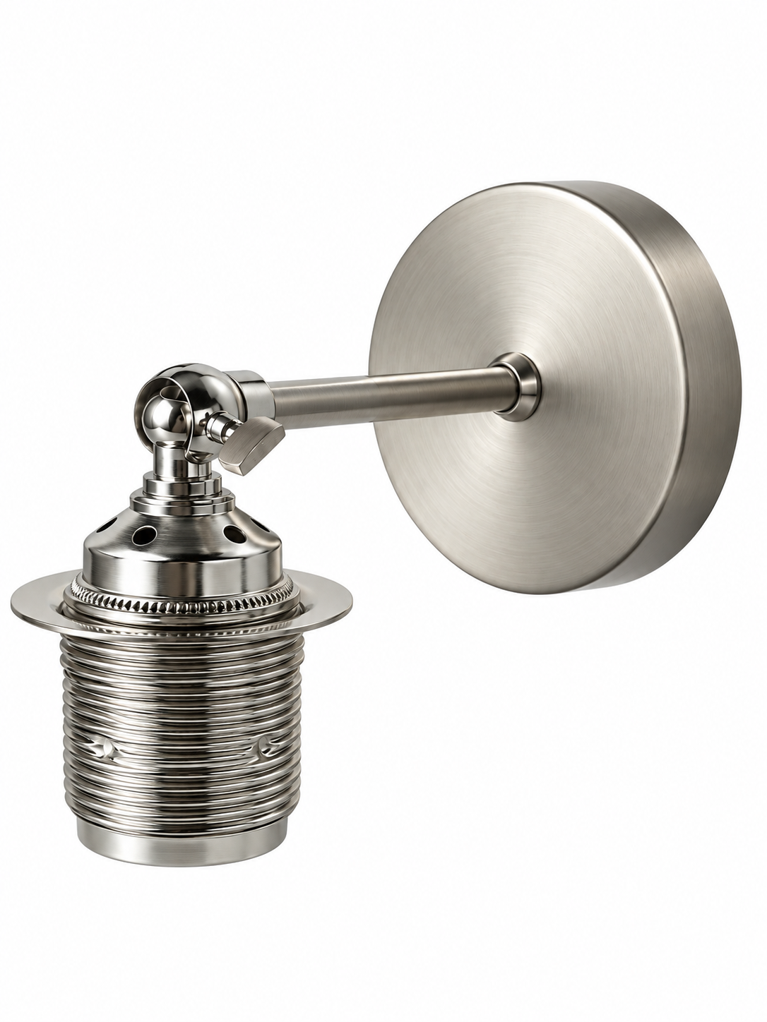 Wandlambje zilver standaard E27 fitting