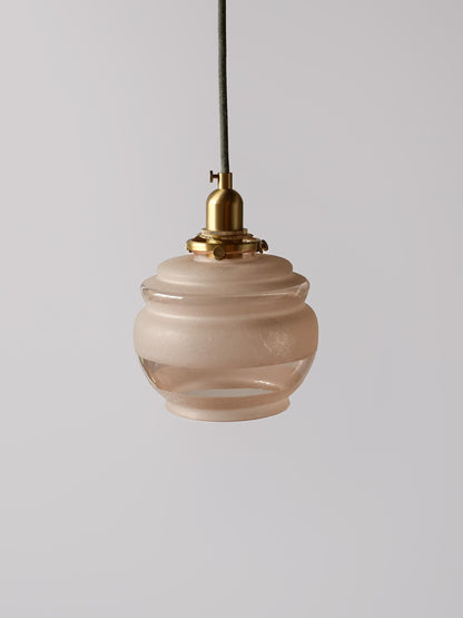 vintage gesuikderd glas lamp