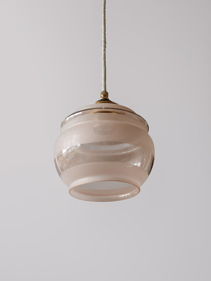 vintage gesuikderd glas lamp