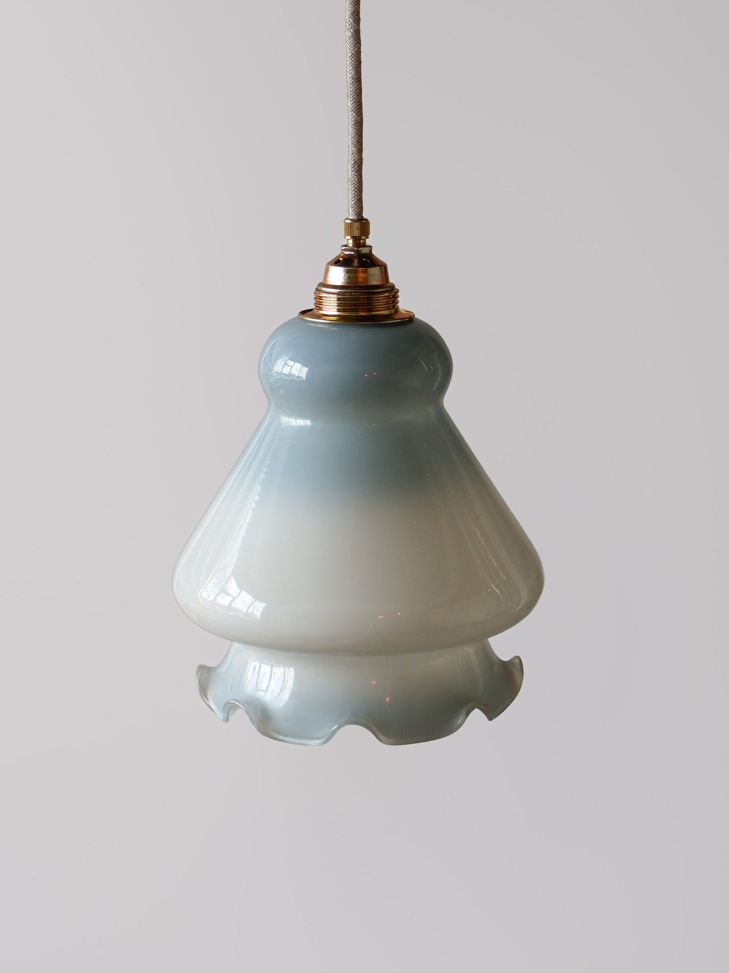 vintage opaline glas lamp