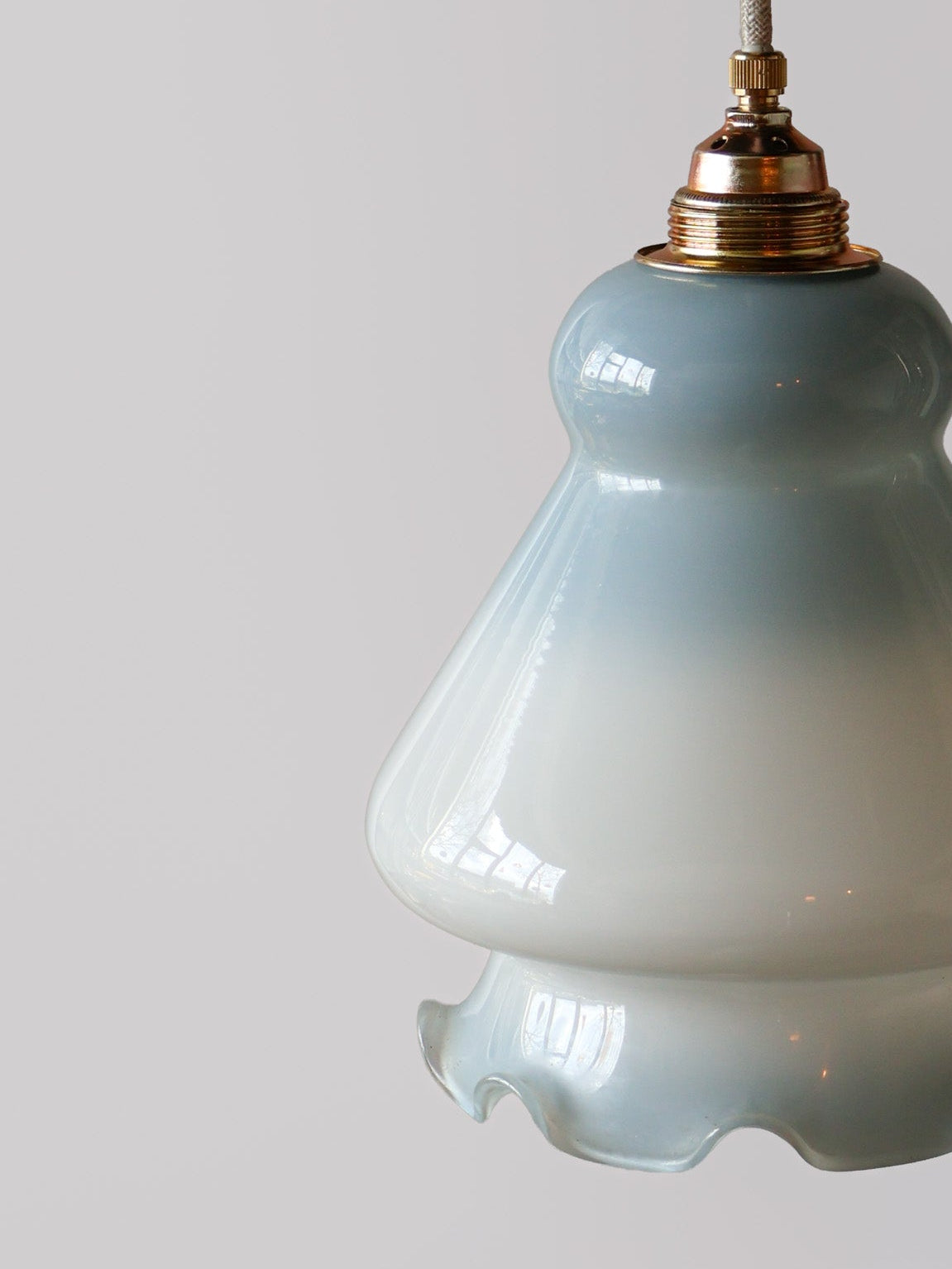 vintage opaline glas lamp
