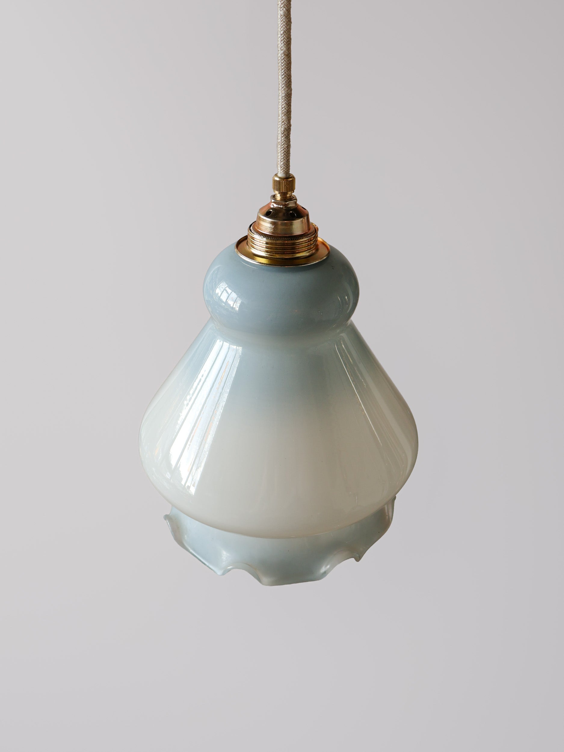 vintage opaline glas lamp