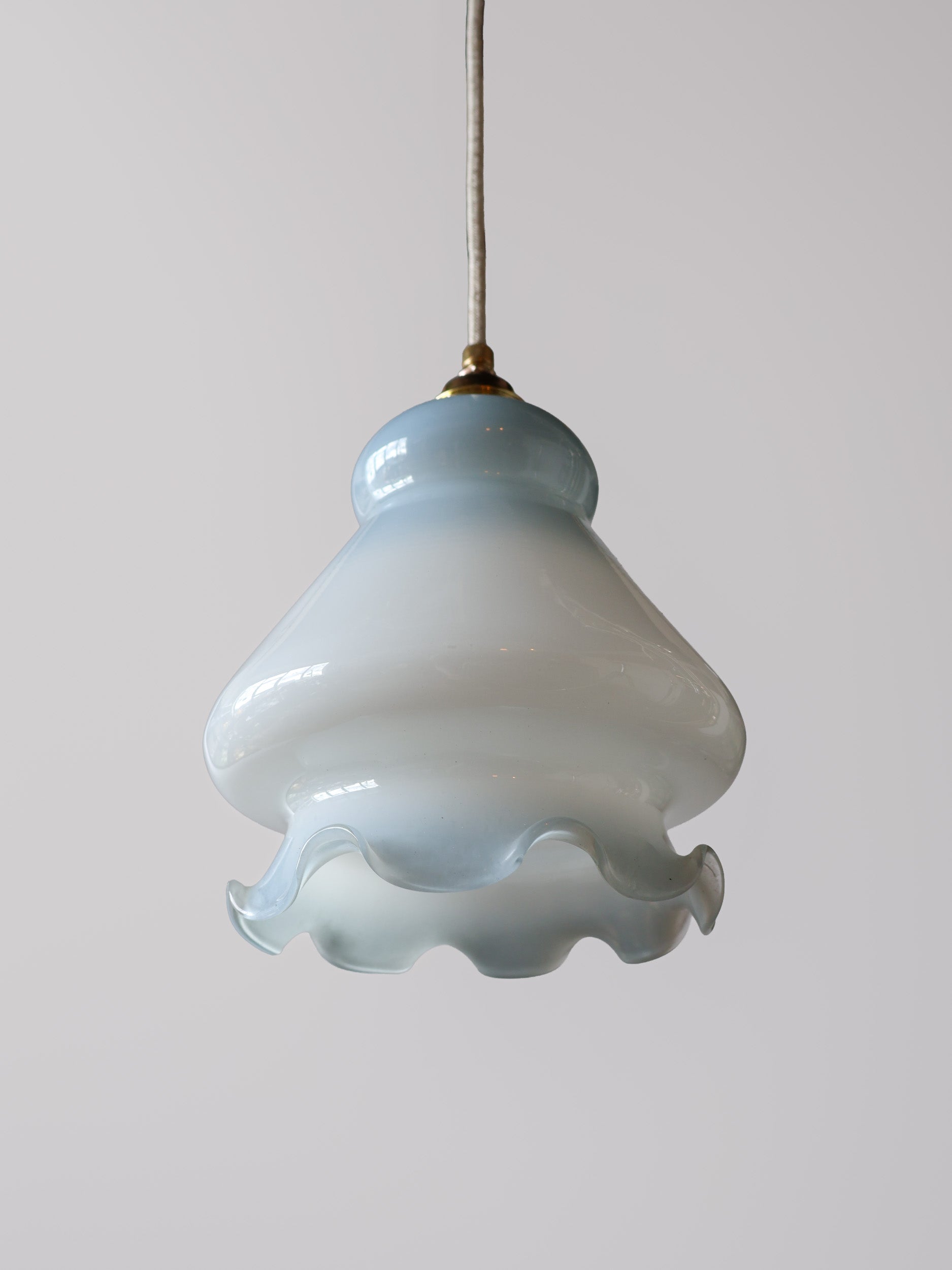 vintage opaline glas lamp