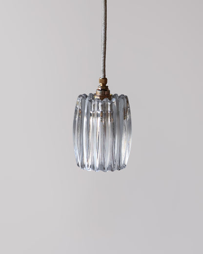 transparant vintage lampje van helder glas