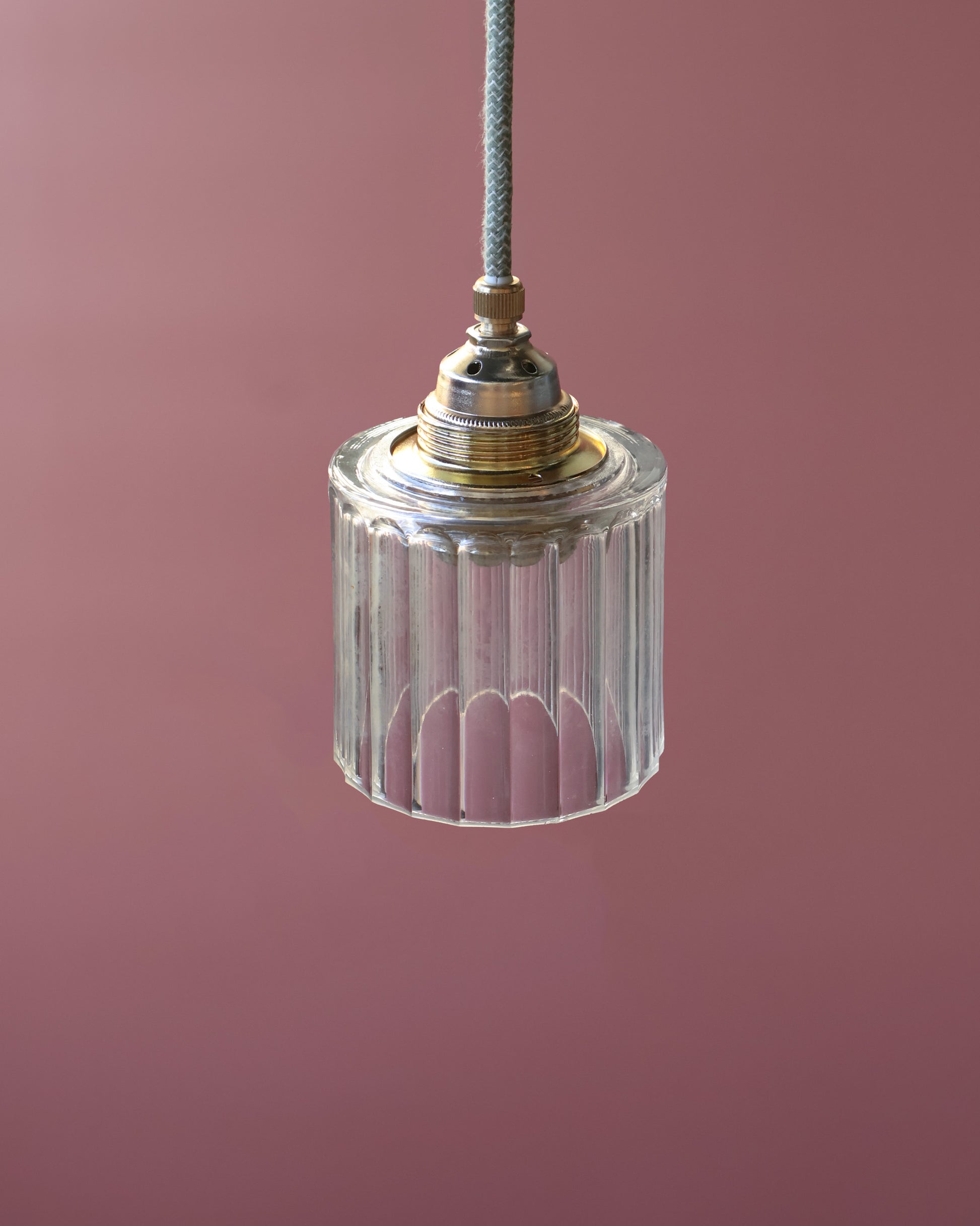 transparant vintage lampje van helder glas
