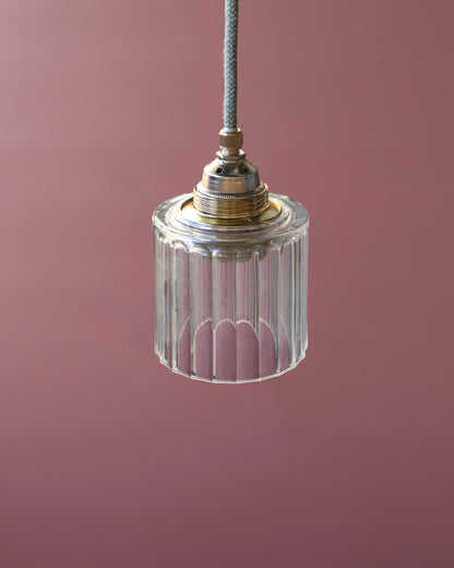 transparant vintage lampje van helder glas