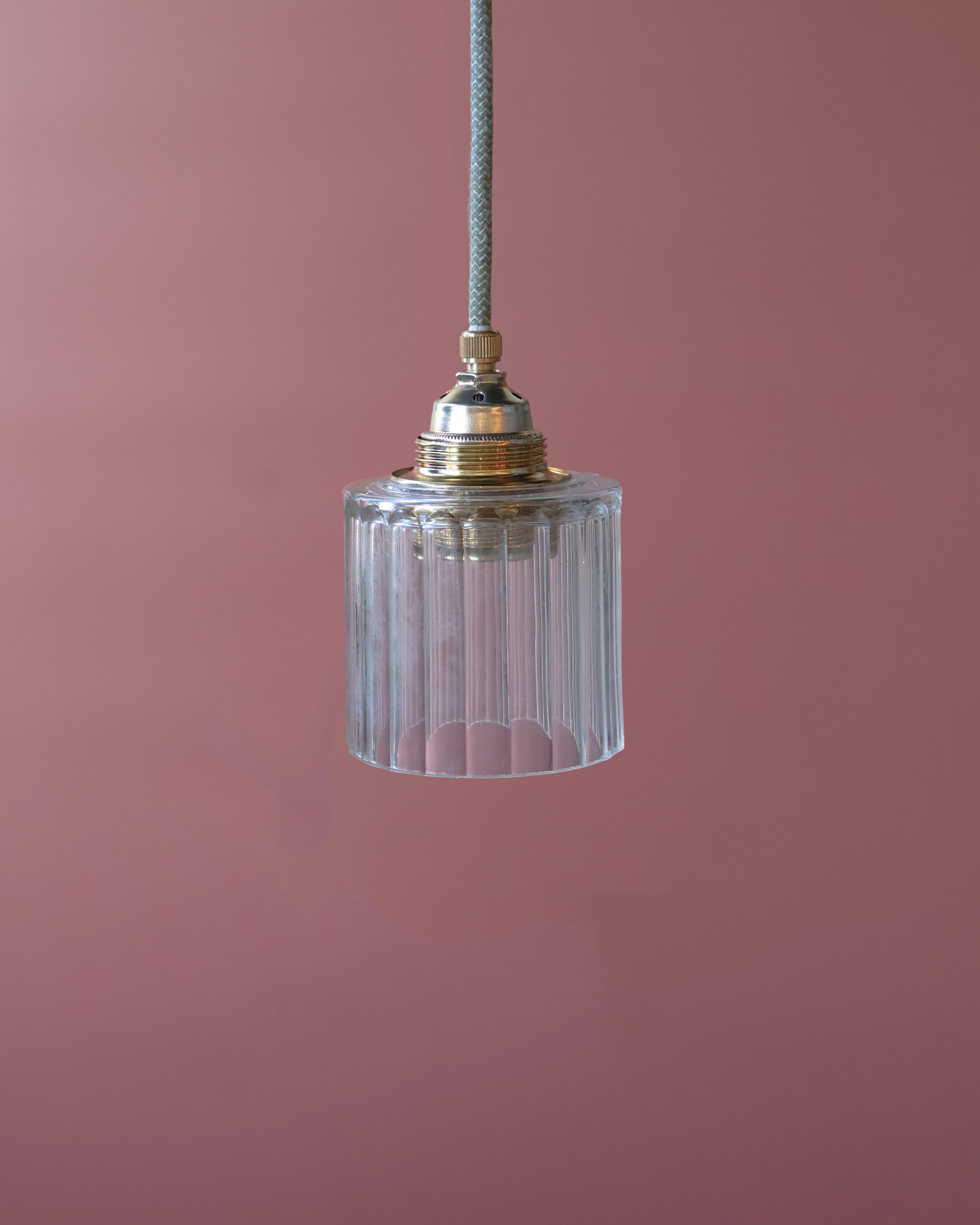 transparant vintage lampje van helder glas