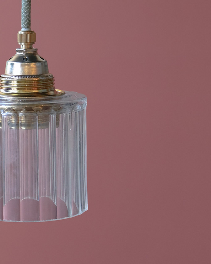 transparant vintage lampje van helder glas