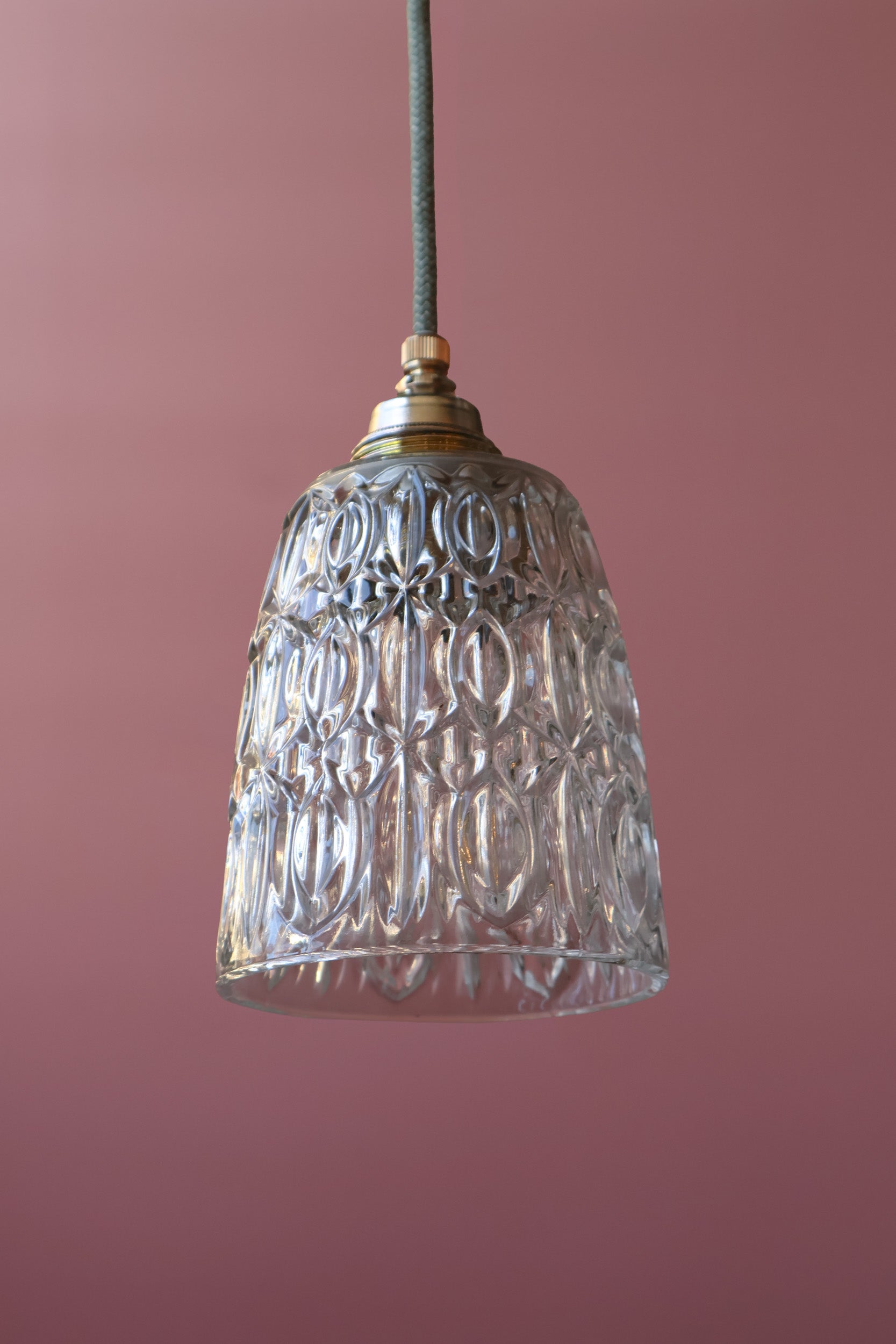 transparant vintage lampje van helder glas