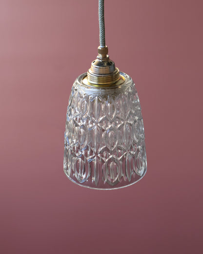 transparant vintage lampje van helder glas