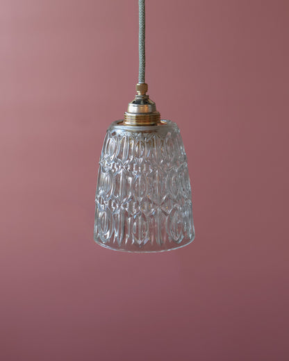 transparant vintage lampje van helder glas