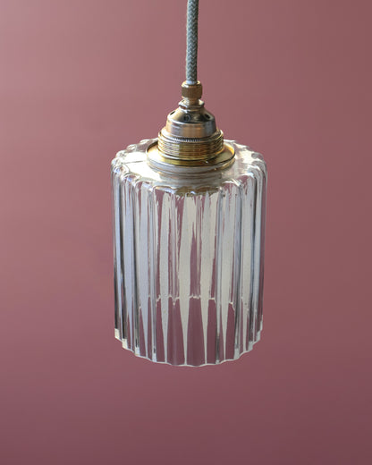 transparant vintage lampje van helder glas