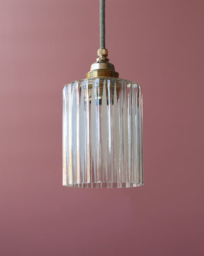 transparant vintage lampje van helder glas