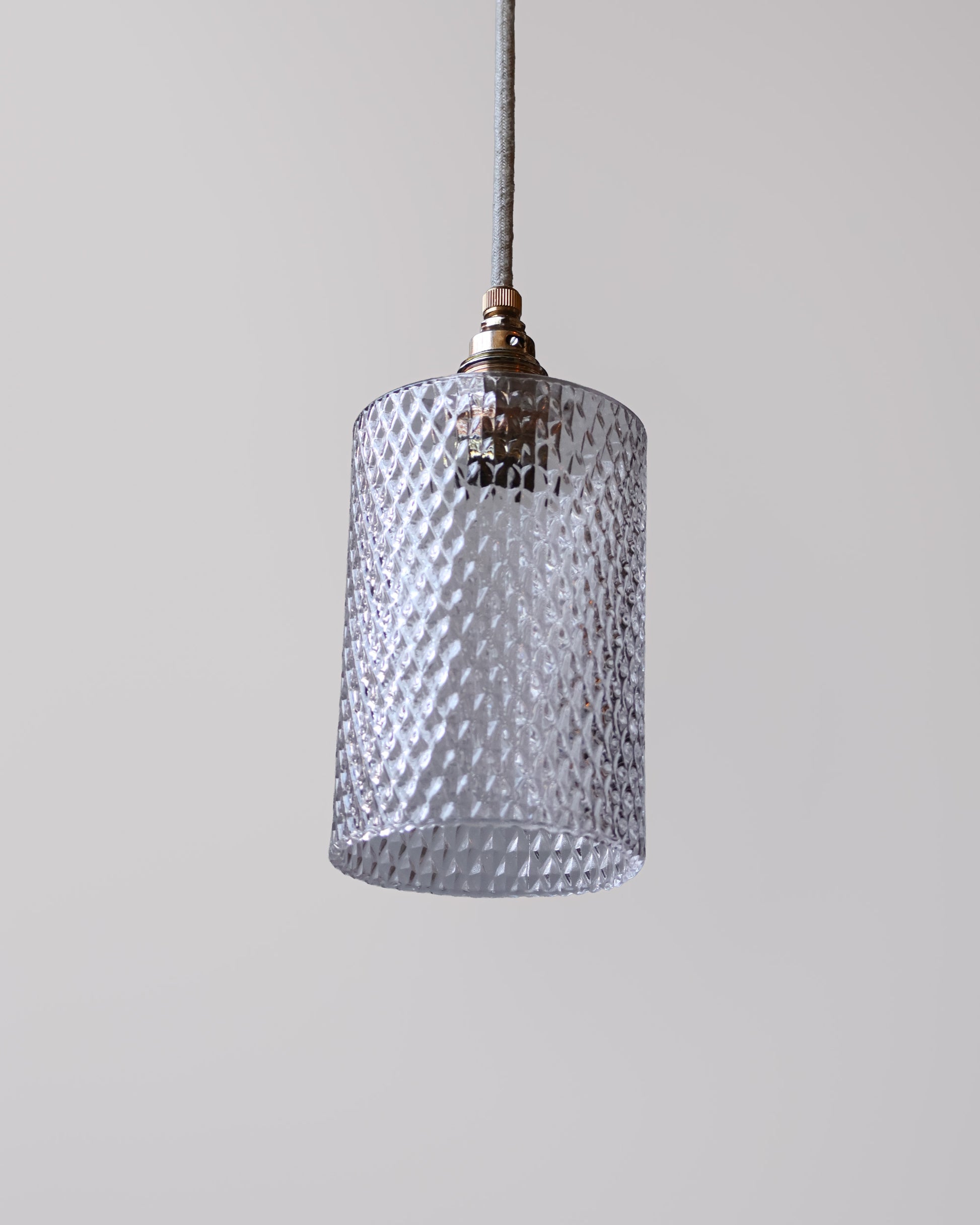transparant vintage lampje van helder glas