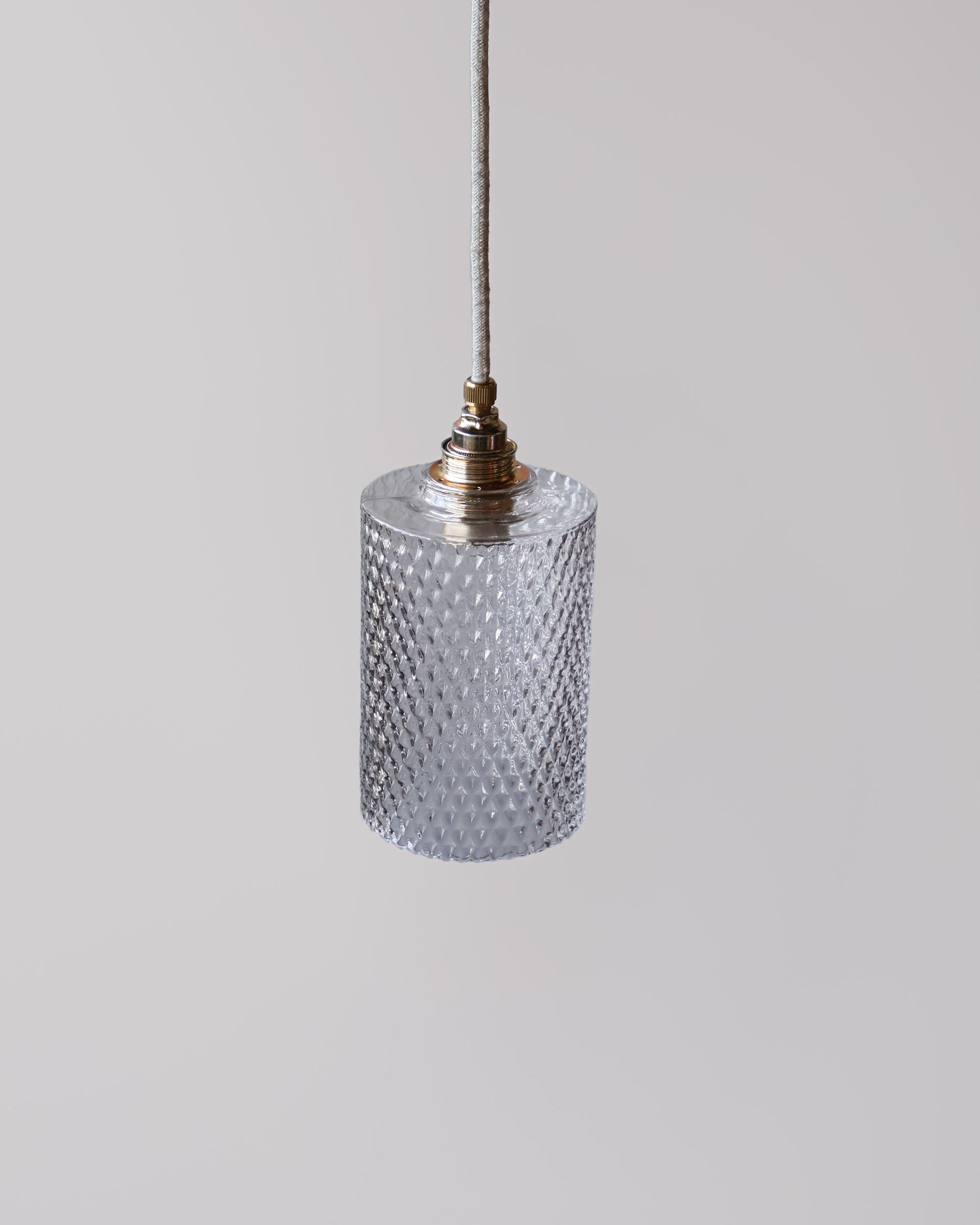 transparant vintage lampje van helder glas