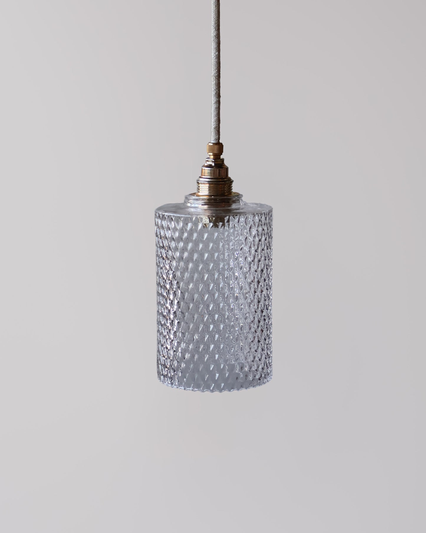 transparant vintage lampje van helder glas