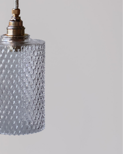 transparant vintage lampje van helder glas