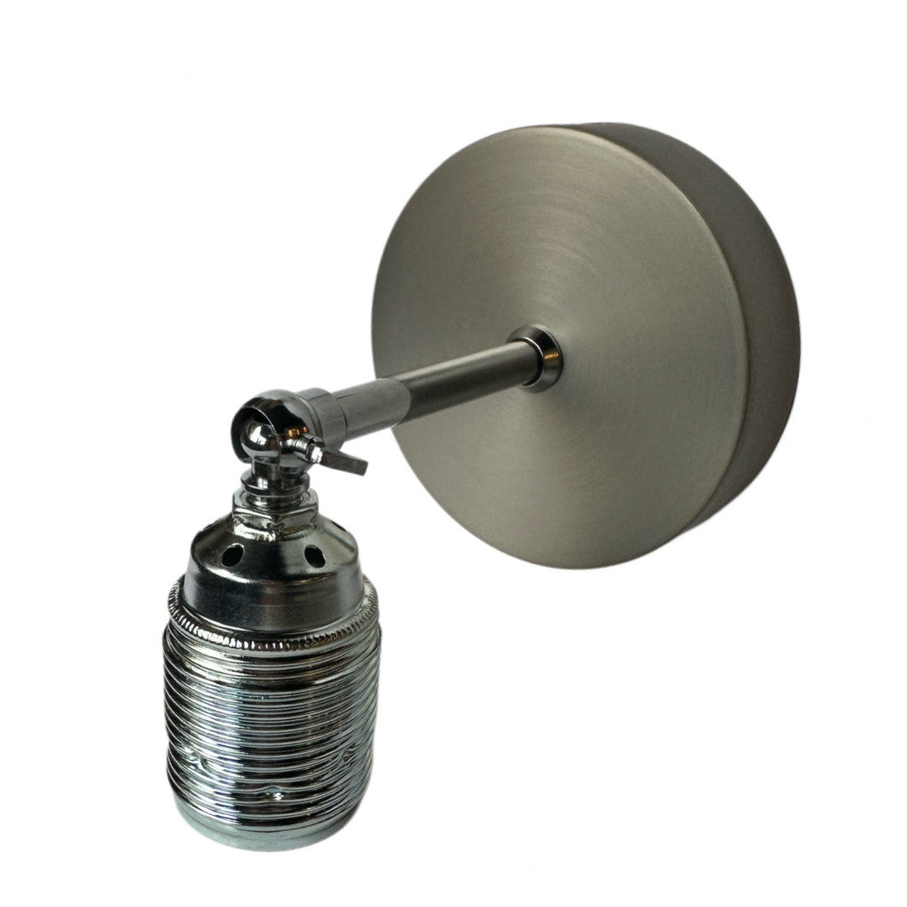 Wandlambje zilver standaard E27 fitting
